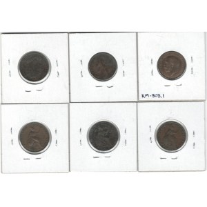 Great Britain 1822-1923 Farthing (6 Pieces)