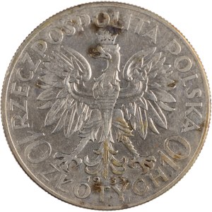Poland 1933 MW Silver 10 Złotych