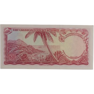 East Caribbean States 1965 Currency Authority $1.00 Banknote
