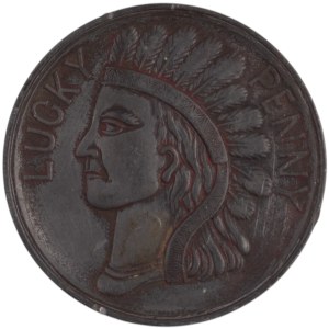 United States Niagara Falls Luck Penny Huge Medal 76 mm