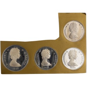 Turks & Caicos Islands 1975 Silver Low Mintage