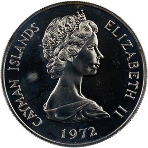 Kaimaninseln 1972 Silber 2 Dollars