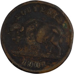 Stati Uniti Buffalo New York 1901 Esposizione Panamericana Medaglione