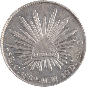 Mexico 1889 Ca MM Silver 8 Reales