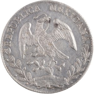 Mexico 1889 Ca MM Silver 8 Reales