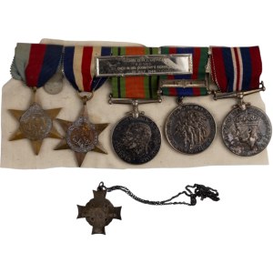 Canada WW2 Canadian Memorial Cross, Birks Bar and Medal group