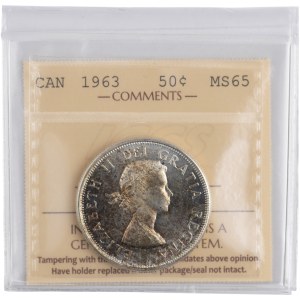 Canada 1963 Silver 50 Cents