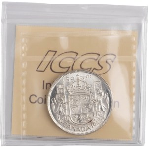 Canada 1942 Silver 50 Cents