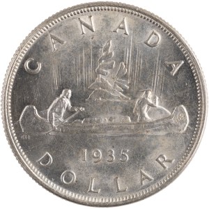 Canada 1935 Silver Dollar
