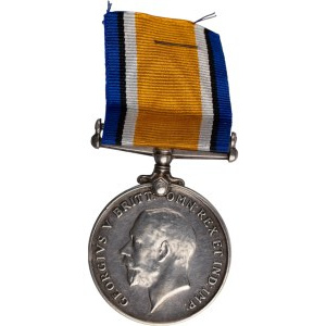Great Britain WW1 British War Medal Named Lawrence Mulligan
