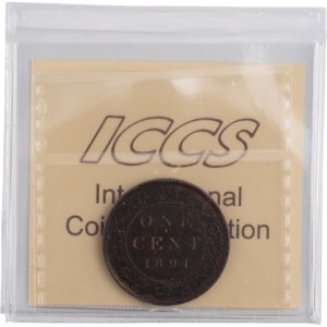 Canada 1891 SL SD 1 Cent Obverse 3