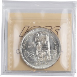 Canada 1958 Silver Dollar