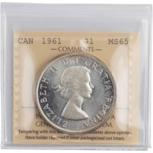 Canada 1961 Silver Dollar