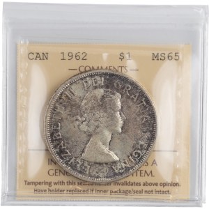 Canada 1962 Silver Dollar