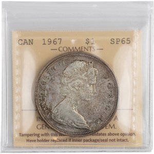 Canada 1967 SPECIMEN Silver Dollar