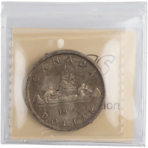 Canada 1955 Arnprior with Die Break Silver Dollar