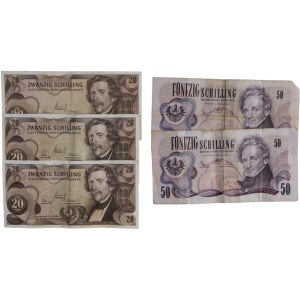 Austria Banknote Lot (5 Pieces)