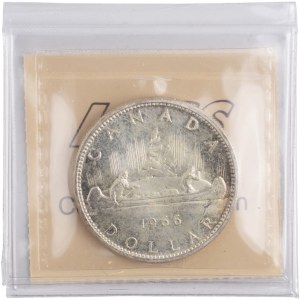 Canada 1966 Silver Dollar Large Beads