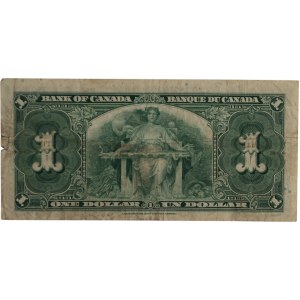 Bank of Canada 1937 $1 Banknote Osborne-Towers E/A BC-21a