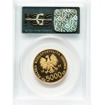 Poland 1988 MW Gold 5000 Złotych John Paul II - Green Holder