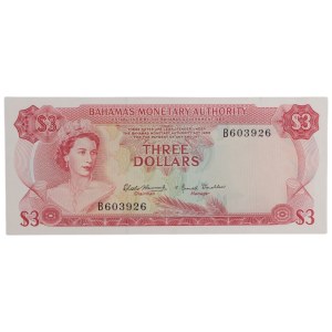 Bahamas 1968 3 Dollars