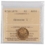 Canada 1870 Newfoundland Gold $2