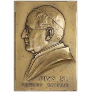 Niemcy, plakieta, Pius XI, Pontifex Maximus