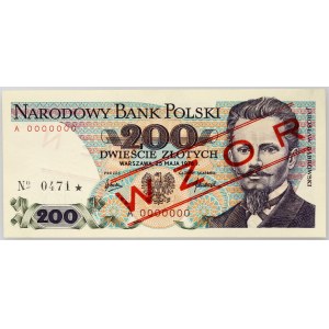 PRL, 200 zloty 25.05.1976, MODEL, No. 0471, series A