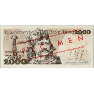 People's Republic of Poland, 2000 zloty 1.06.1979, MODEL, No. 0826, series S