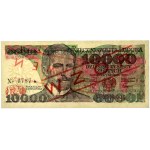 PRL, 10000 zloty 1.12.1988, MODELLO, n. 0787, serie W