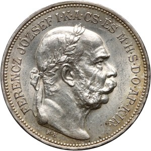 Hungary, Franz Joseph I, 2 Korona 1913 KB, Kremnica