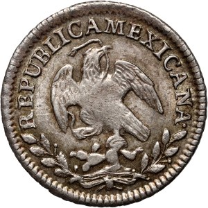 Mexico, 1/2 real 1848 Mo GC, Mexico