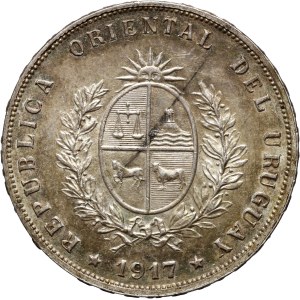 Uruguay, 50 centesimos 1917, Buenos Aires