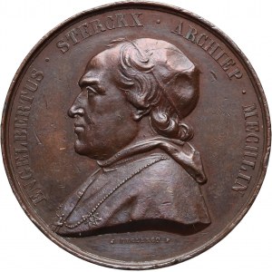 Italy, medal from 1839, minted to commemorate the appointment of the new Cardinal Engelbertus Sterckx