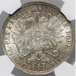 Austria, Franz Joseph I, Florin 1875, Vienna