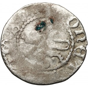 Władysław Jagiełło 1386-1434, półgrosz lwowski, duży lew