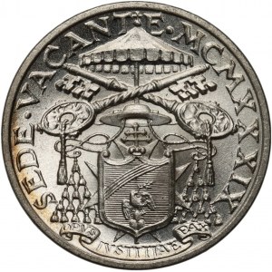 Vatican, Sede Vacante, 5 Lire 1939, Rome