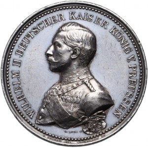 Germany, Empire, Prussia, Wilhelm II and Augusta Victoria, medal from 1895, rare