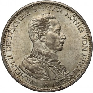 Germany, Prussia, Wilhelm II, 3 Mark 1914 A, Berlin, Uniform
