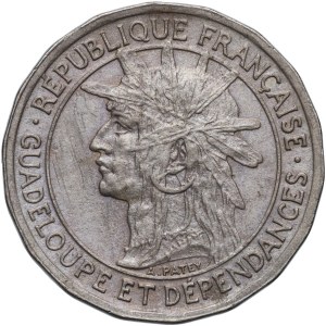 France, Guadeloupe, 50 Centimes 1921