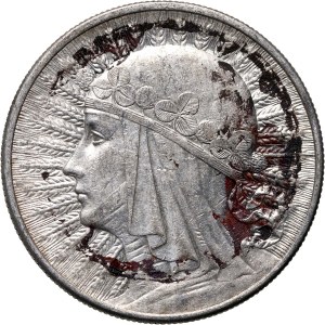 II RP, 10 zloty 1932, London, Head of a Woman