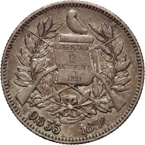 Guatemala, 2 reales 1894, Guatemala