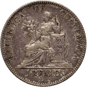 Guatemala, 2 reales 1894, Guatemala