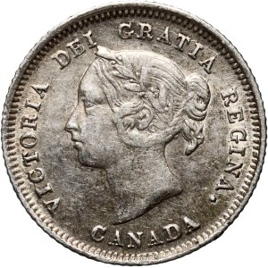 Kanada, Wiktoria, 5 centów 1881 H, Birmingham