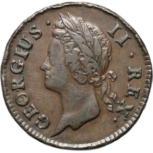 Ireland, George II, 1/2 penny 1742