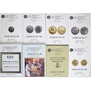 Set of 8 auction catalogs from 2012-2025, WCN