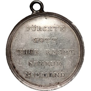 Niemcy, XIX wiek, medal religijny autorstwa Loosa
