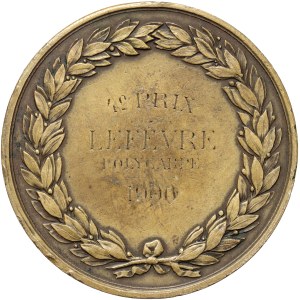 France, medal from 1900, Aisne Industrial Society