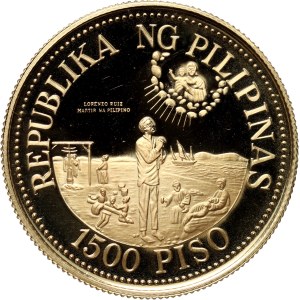 Philippines, 1500 piso 1981, Visit of John Paul II