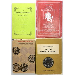 Set of numismatic books, 4 pieces
